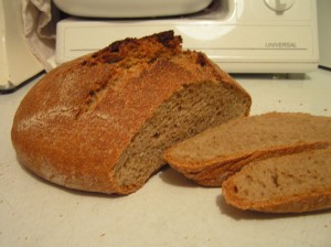 Finished Sourdough Bread