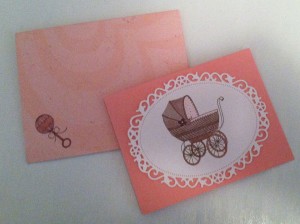 Baby Girl Card - from Me & My House