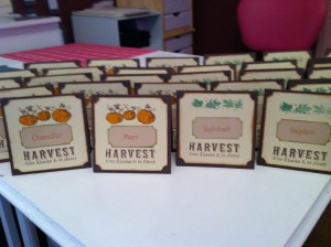 ThanksGiving Place Cards ~ from Me & My House