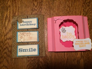 "Flash Cards" made with Connie Stewart's template ~ from Me & My House