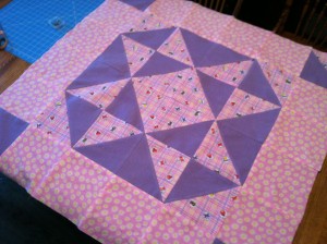 Ohio Star Baby Quilt ~ from Me & My House