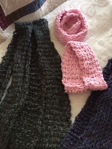 Tunisian Crochet Scarves ~ from Me & My House